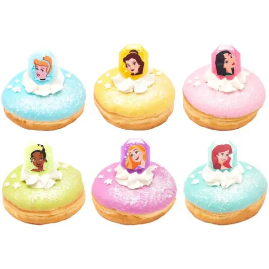 Disney Princess Characters Cupcake Rings, 12ct {5}