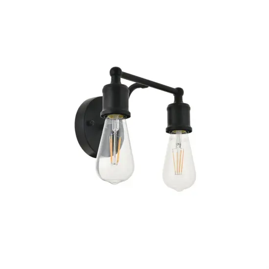 Serif 2 light black Wall Sconce {5}