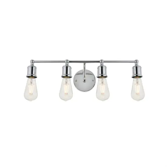 Serif 4 light chrome Wall Sconce {4}