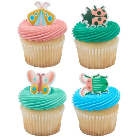 Be Wild Cupcake Rings, 12ct {1}