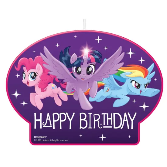 My Little Pony Friendship Adventures Birthday Candle, 1ct {1}