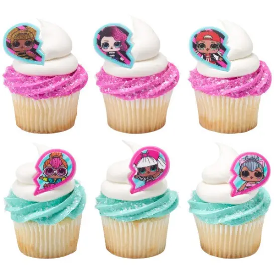 L.O.L. SURPRISE! #SquadGoals Cupcake Rings, 12ct {1}