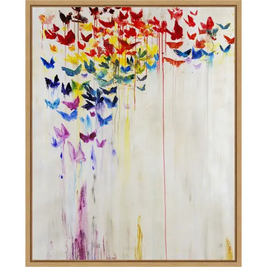 Butterfly Spectrum II by Jodi Maas Canvas Art Framed {1}