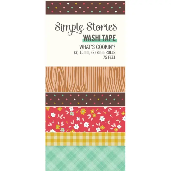 What's Cookin' ? Washi Tape-5/Pkg {1}