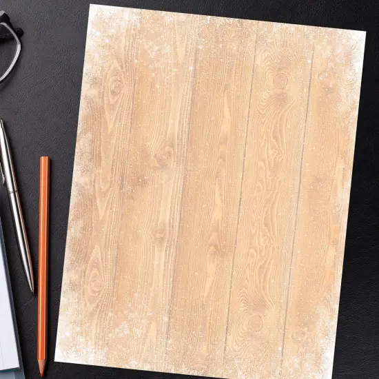 Great Papers! Barnwood Snowflakes Holiday Letterhead, Invitations, and Announcements, Printer Friendly 8.5" x 11", 80PK {3}