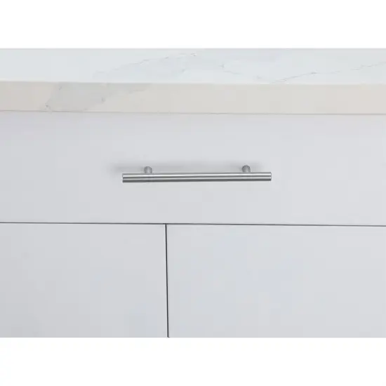 Quinn 6-5/16" Center to Center Brushed Nickel Bar Pull Multipack (set of 10) {2}