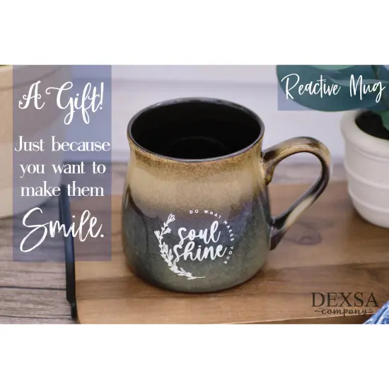 Dexsa Soul Shine Designer Ceramic Mug - 16 oz {3}