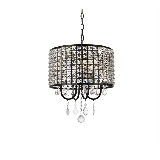 Elise 14 inch pendant in black {3}