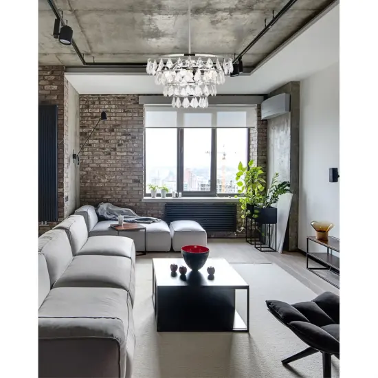 Ella 20 inch pendant in chrome {2}