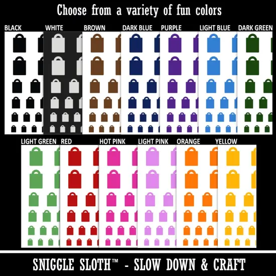 Grocery Tote Bag Purse Solid Temporary Tattoo Water Resistant Fake Body Art Set Collection Hot Pink {2}