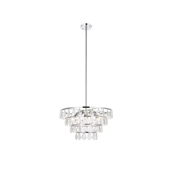 Ella 20 inch pendant in chrome {1}