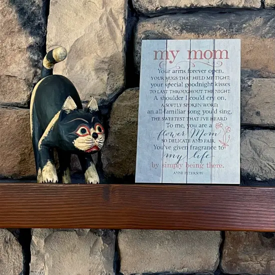 Dexsa My Mom Your Arms&hellip;New Horizons Wood Plaque with Easel {3}