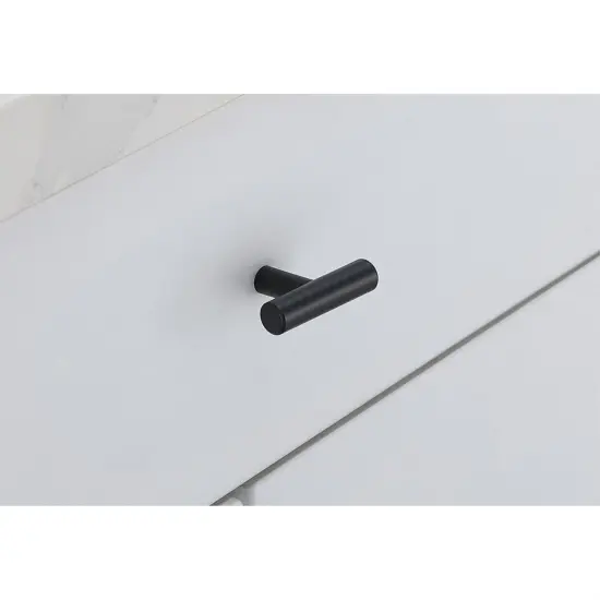 Quinn Matte Black T Bar Pull Multipack (set of 10) {3}