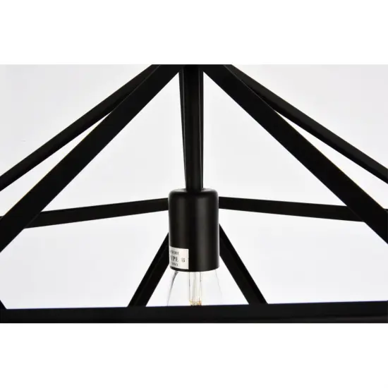 Redmond Collection Pendant D19.7 H22.6 Lt:1 Black Finish {4}