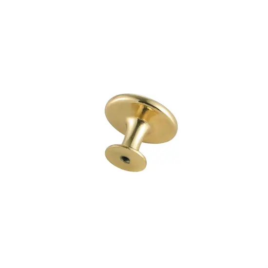 Logyn 1.3" Diameter Brushed Gold Mushroom Knob Multipack (Set of 10) {5}