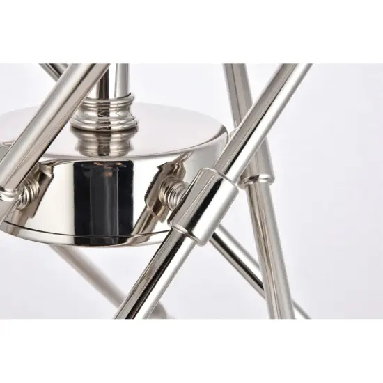 Axel 10 Lights polished Nickel Pendant {5}