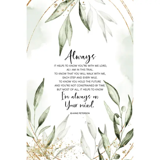 Dexsa Always-It Helps To Know Wood Plaque with Easel and Hanger 6 inches x 9 inches {1}