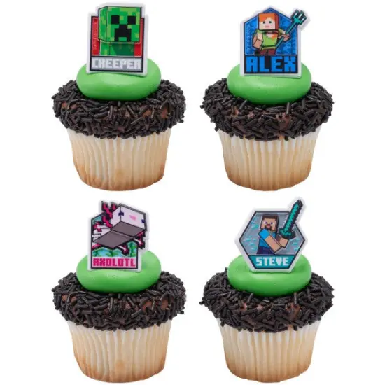 MINECRAFT Lush Finds Cupcake Rings, 12ct {2}