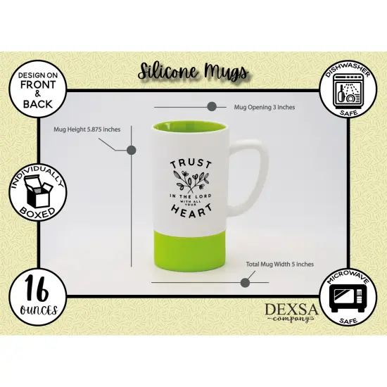 Dexsa Trust In The Lord Designer Mug, Heat Resistant - 16 oz {5}