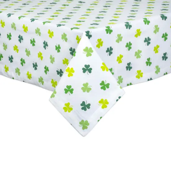 DII Shamrock Shake Print Tablecloth {2}