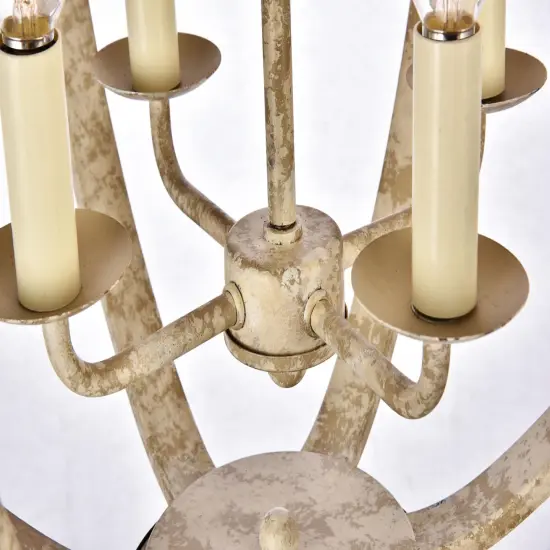 Marlow Collection Pendant D18 H22.5 Lt:4 Weathered Dove Finish {3}