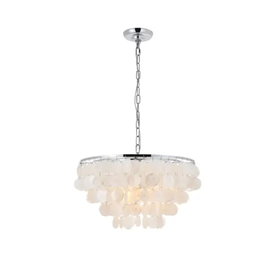 Selene 4 light Chrome Pendant {1}