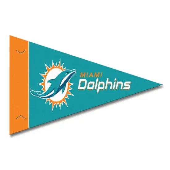 Dolphins Mini Pennants- 8 Pack {1}