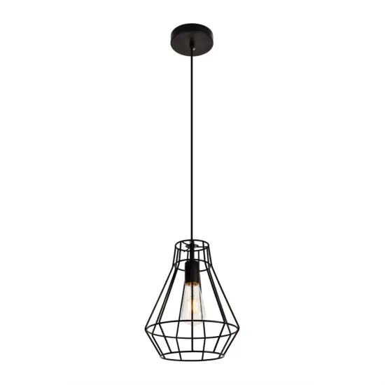 Jago Collection Pendant D9.1 H12.3 Lt:1 Black Finish {3}