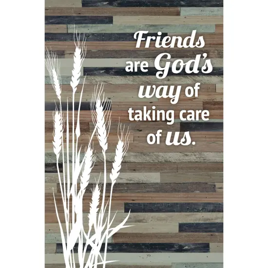 Dexsa Friends are God's Way of Taking Care of Us Wood Plaque Easel Hanger - 6" x 9" {1}