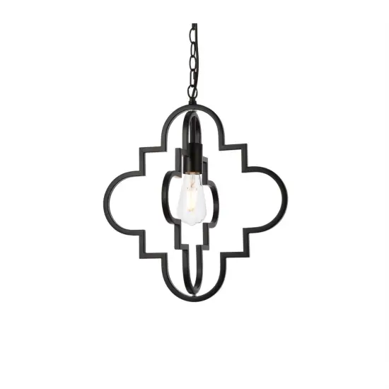 Sandara 1 light pendant in black {3}