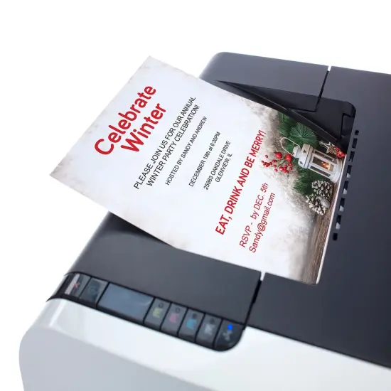 Great Papers! Lantern Greetings Holiday Letterhead, Invitations and Announcements, Printer Friendly, 8.5" x 11", 50 Pack {5}