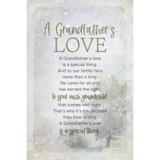 Dexsa A Grandfather's Love Wood Plaque 6x9 {1}