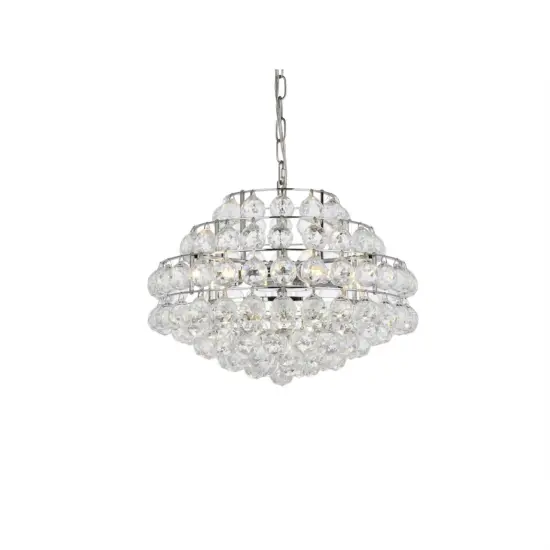 Savannah 18 inch pendant in chrome {3}