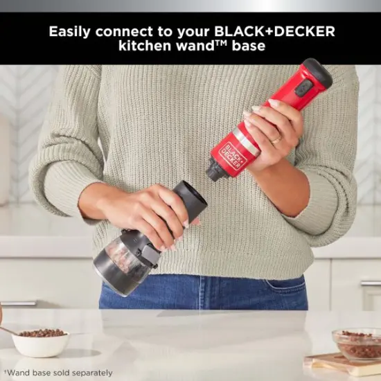 BLACK+DECKER Kitchen Wand Spice Grinder Attachment (BCKM101SP) {5}
