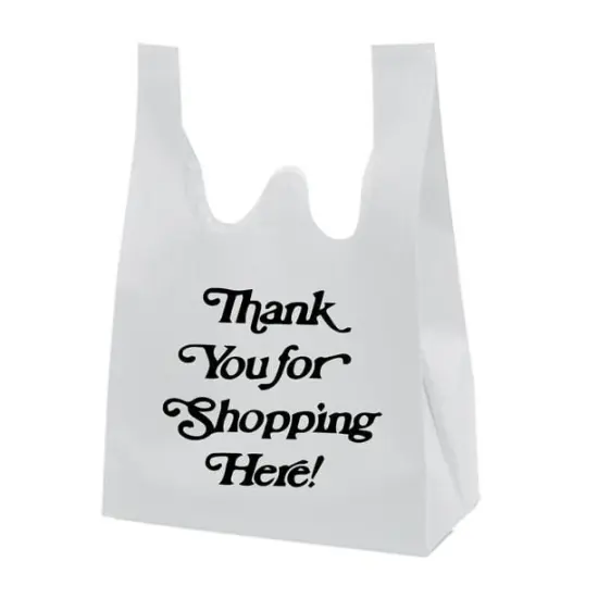 Thank You Bags for Small Business - Non Woven Reusable shopping Bags {4}