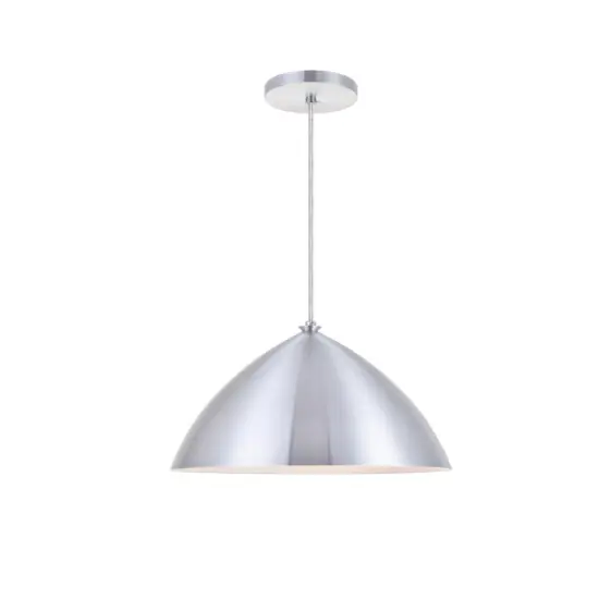 Kenneth 1 Light Burnished Nickel Pendant {1}