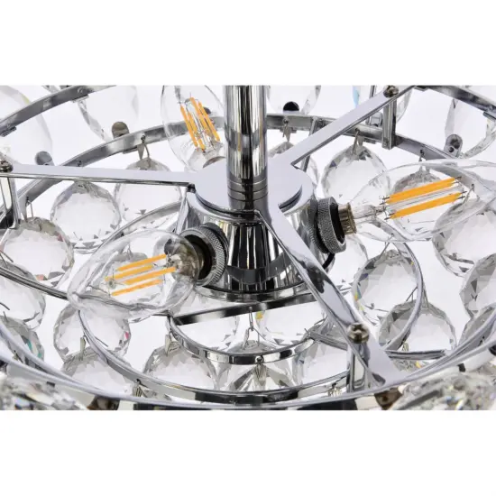 Emilia 16 inch pendant in chrome {6}