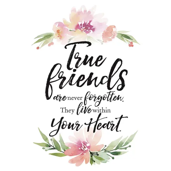 Dexsa True Friends Woodland Grace Series 6" x 9" Wood Plaque with Easel {1}