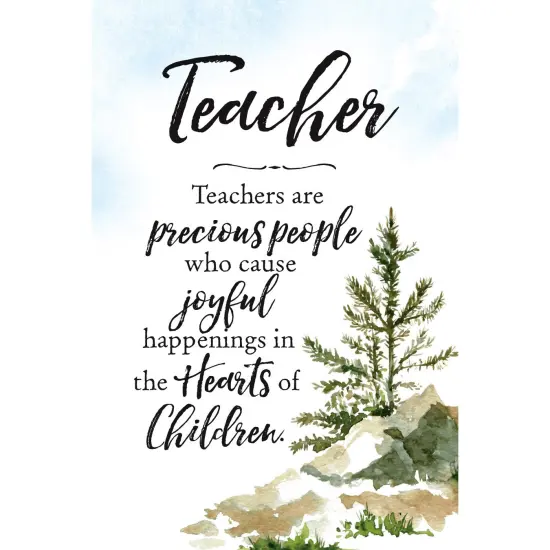 Dexsa Teachers Are Woodland Grace Series 6" x 9" Wood Plaque with Easel {1}