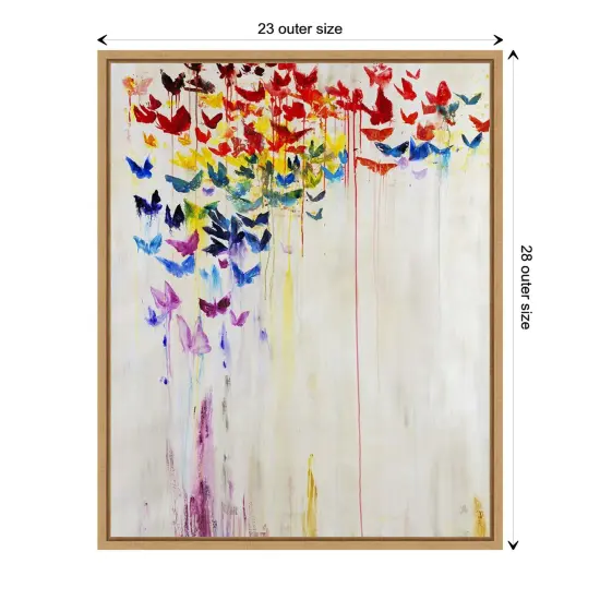 Butterfly Spectrum II by Jodi Maas Canvas Art Framed {3}