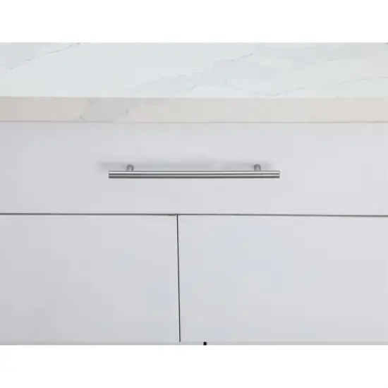 Quinn 7-9/16" Center to Center Brushed Nickel Bar Pull Multipack (set of 10) {2}