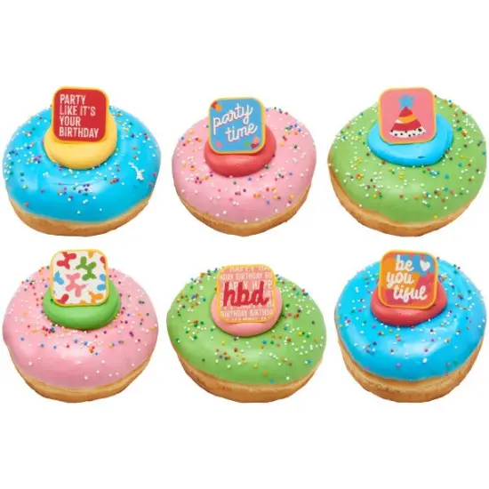 Joyful Expressions Assortment Cupcake Rings, 12ct {5}