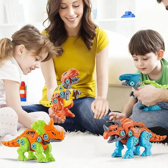 DIY Dinosaur Construction Building Block Assembly Toys with Electric Drill {5}