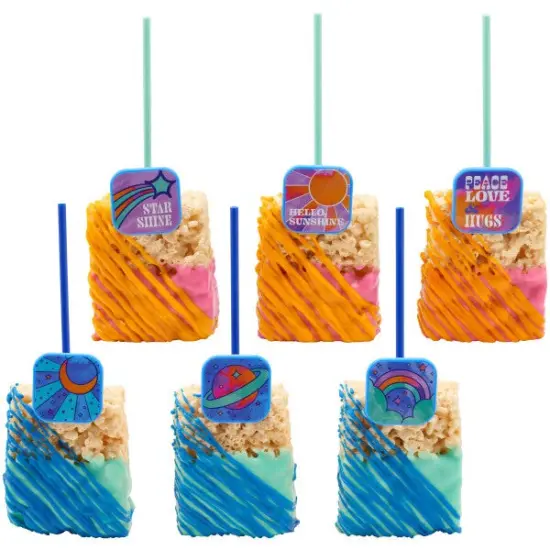 Peace, Love & Hugs Assortment Cupcake Rings, 12ct {5}