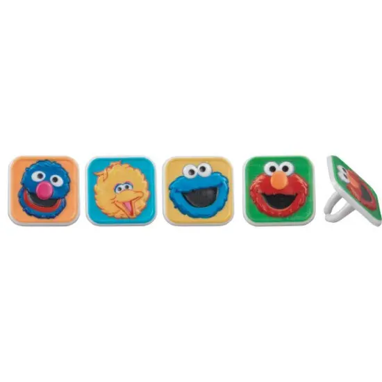 Sesame Street Bright & Fun Cupcake Rings, 12ct {2}