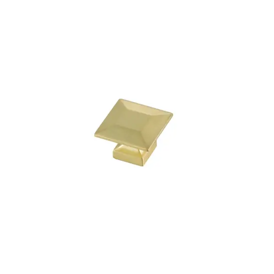 Cecil 1.3" Brushed Gold Square Knob Multipack (Set of 10) {4}