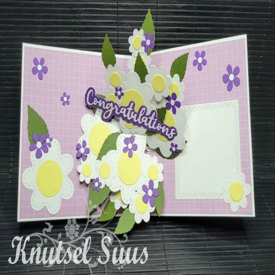 Karen Burniston Dies-Twist Flower Pop-up {5}