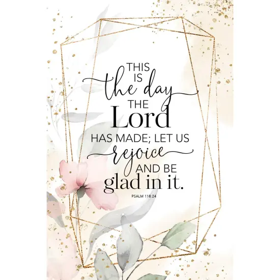 Dexsa This Is The Day Wood Plaque with Easel and Hanger 6 inches x 9 inches {1}