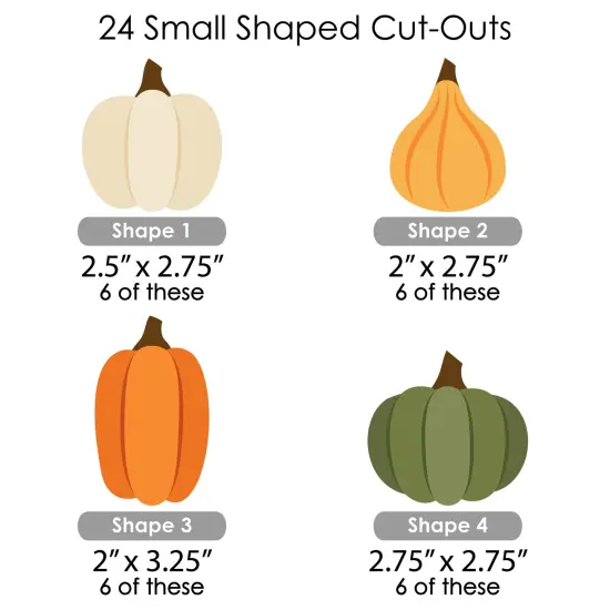 Big Dot of Happiness Fall Friends Thanksgiving - Friendsgiving Party DIY Decorations - Clothespin Garland Banner - 44 Pieces {7}