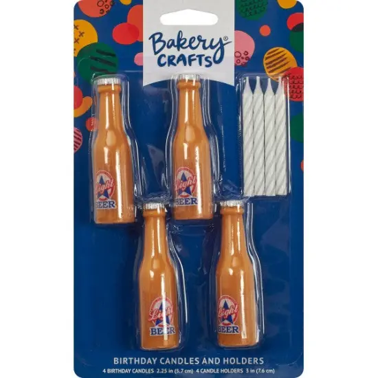Beer Candle Holder, 4pc {1}